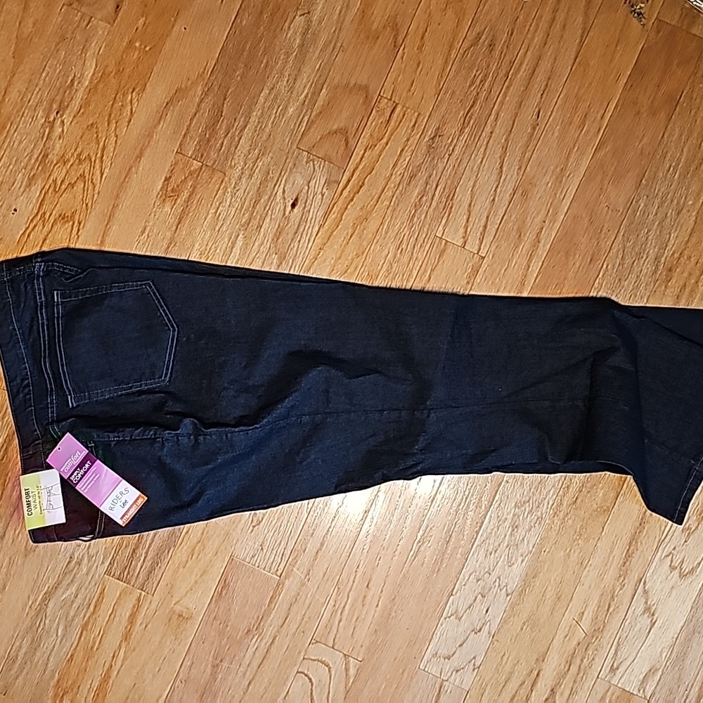 Lee Simply Comfort Stretch Waistband Straight Leg Jeans‎ Size 18W - 30" Inseam